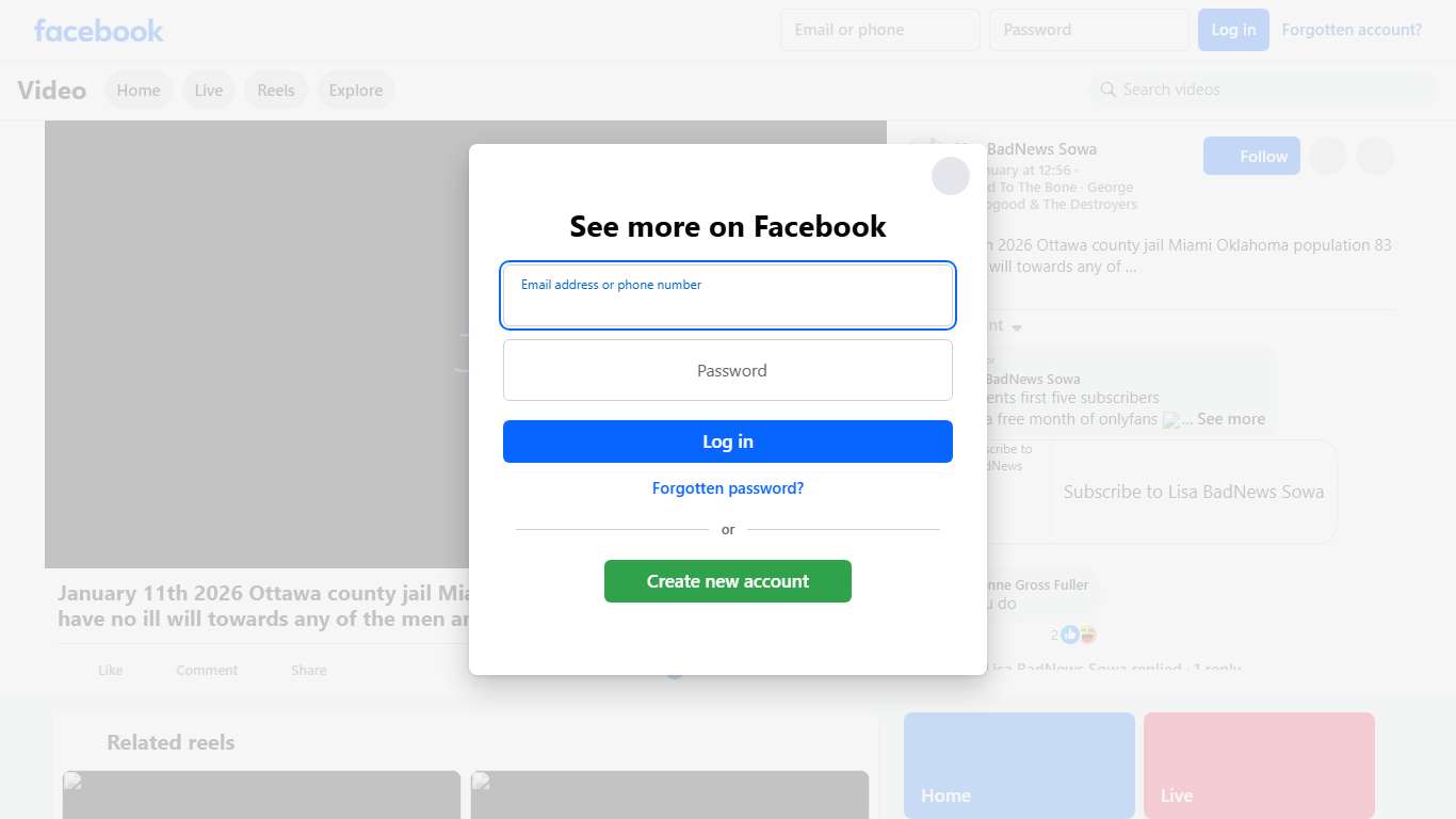 January 11th 2026 Ottawa county jail Miami Oklahoma population 83 I have no ill will towards any of the men and women in this video and in America people are presumed Innocent until found guilty @highlight #Arrest #Mugshots #ottawacounty Lisa BadNews Sowa Facebook